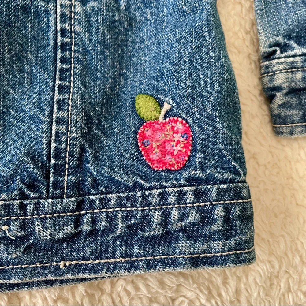 OshKosh B'gosh Kids' Denim Jacket with Floral Accents